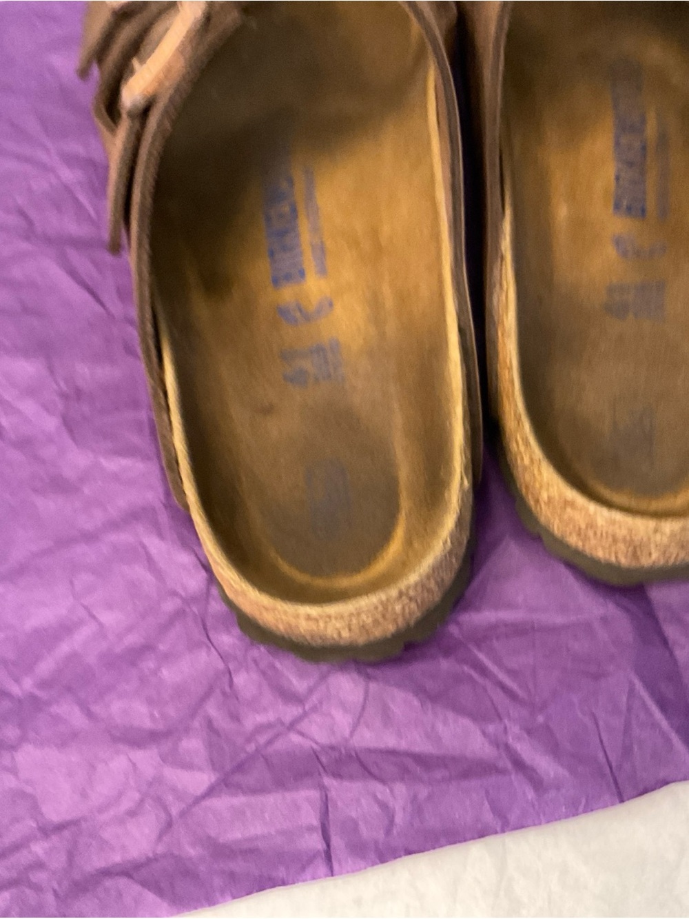 BIRKENSTOCK Arizona Soft Footbed Oiled Leather Habana Brown EUR 41 US W 10 M 8 - Picture 10 of 13